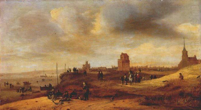 Coast at Scheveningen, Salomon Rombouts